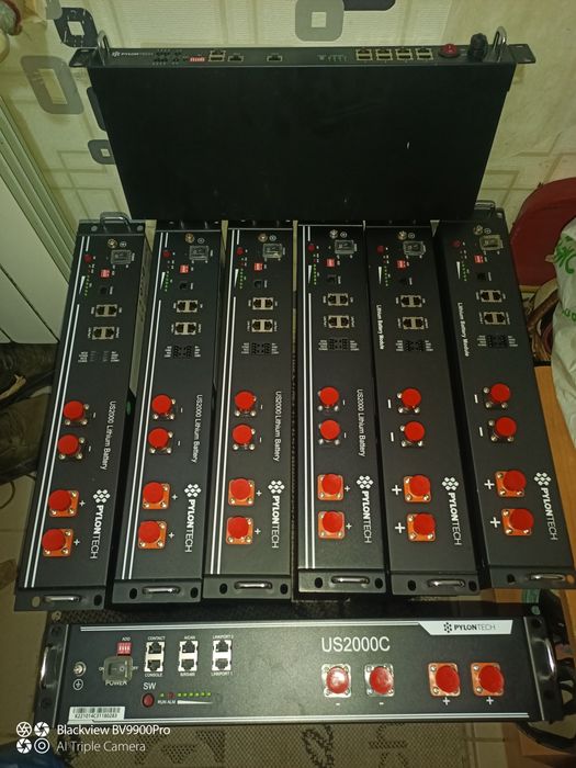 LiFePO4, акумулятори Pylontech US2000 (C), 48В, 2.5 кВт*год