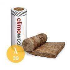 Wełna mineralna climowool DF1 ,lambda 39 15cm grubości, nie isover