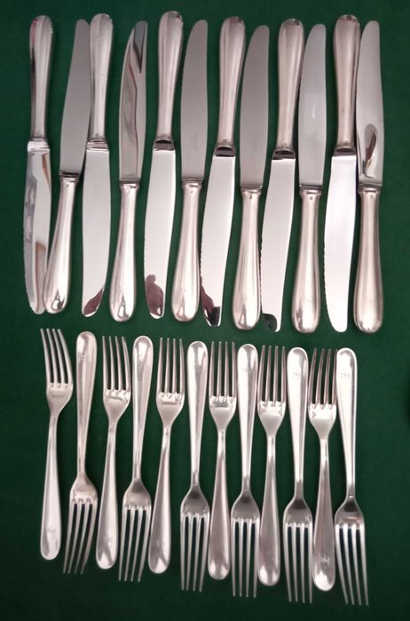 Faqueiro Christofle completo - 12 peças de cada64550561820418122