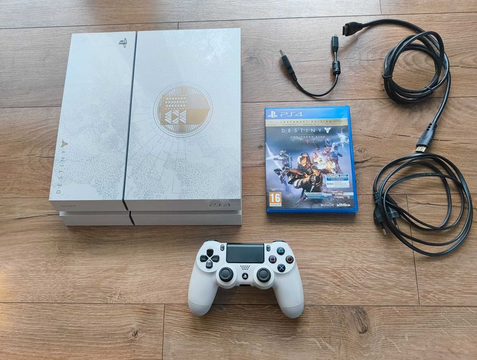 Playstation 4 500GB Destiny Bialy