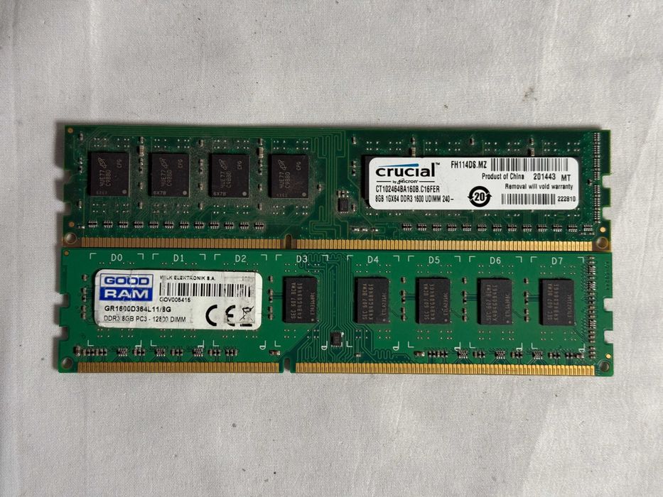 Pamięć RAM DDR3 Crucial GOODRAM 2x8GB 16GB 1600MHz
