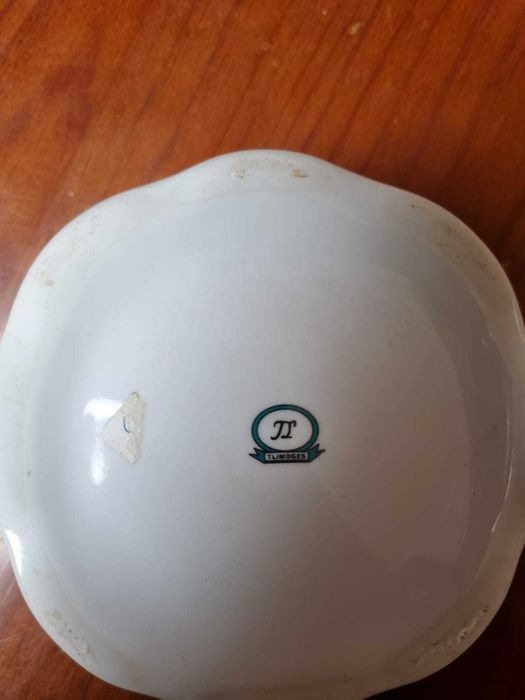 Caixa de porcelana francesa Limoges TL – Porta-joias / Trinket box