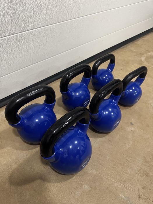 Kettlebell HMS 8kg 12kg 16kg - komplet - stan NOWE
