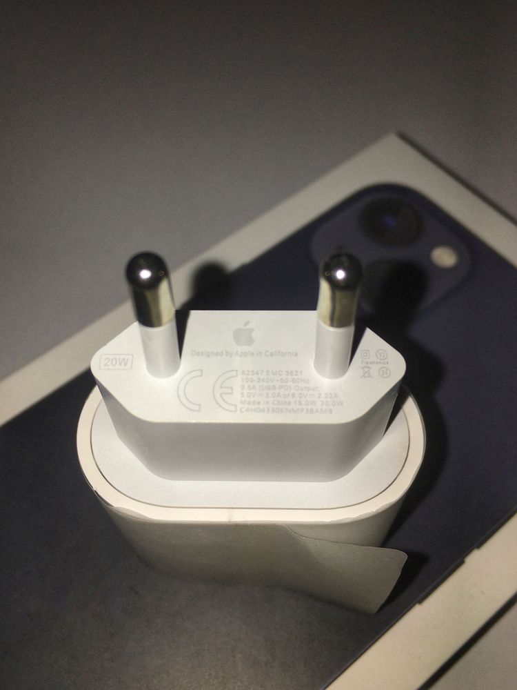 Блок 20W швидка зарядка на айфон оригінал Apple 20W USB-C PowerAdapter ...