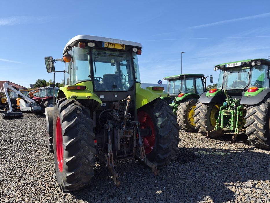 Claas Ares 557 ATX 104 KM John Deere Quadrishift 4x4 Klimatyzacja Rewers WOM 540 1000 TUZ Sprowadzony Francja Dokumenty Leasing Transport Tur możliwy