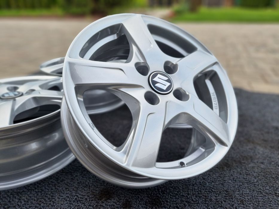 Suzuki 15" Alufelgi Nowe 4x100 Swift, Baleno, Alto, Splash Ignis Liana