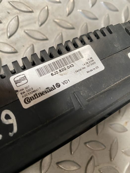 Comando chauffage / sofagem climatronic SEAT IBIZA IV 6J 6J0 820 043