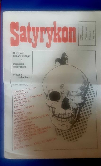 SATYRYKON 1988 r. Unikat!