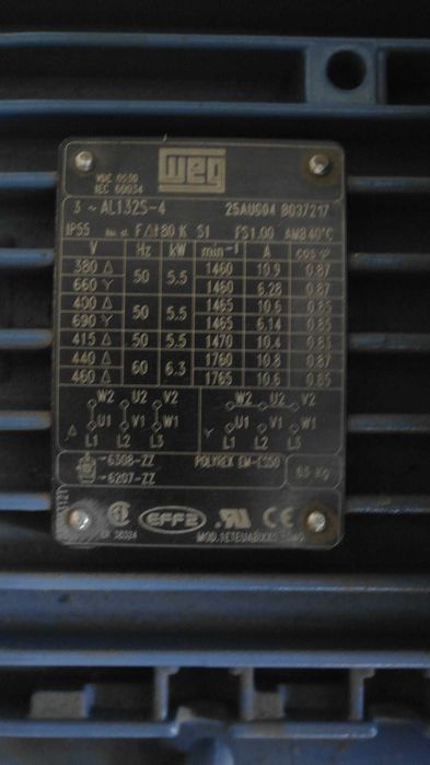 Motor Eléctrico 7.5HP