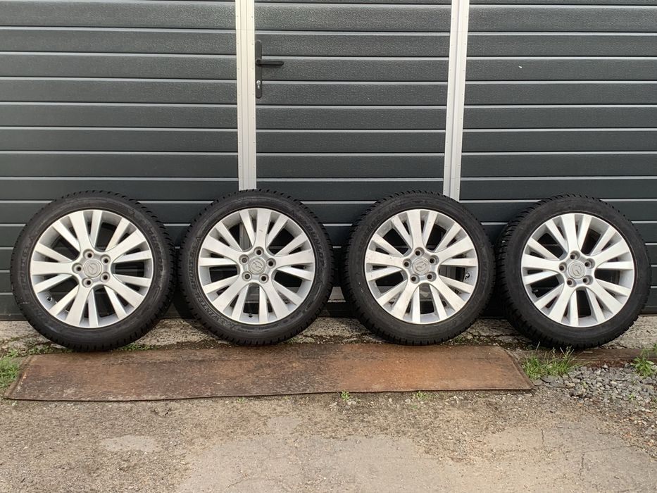 Диски титани титаны R17 5x114.3 Mazda + Нова зимова гума
