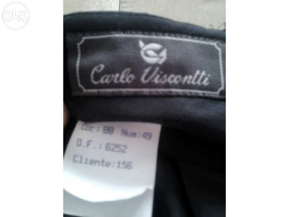 Fato 100% pura lã verão Azul escuro