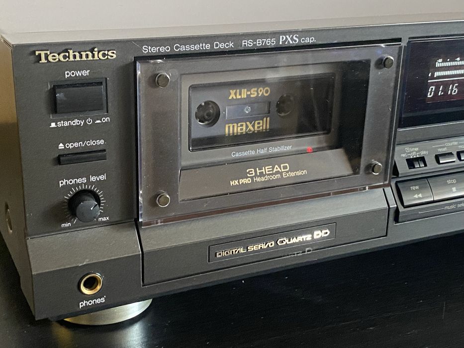 Magnetofon Technics RS-B765 stan gabinetowy.