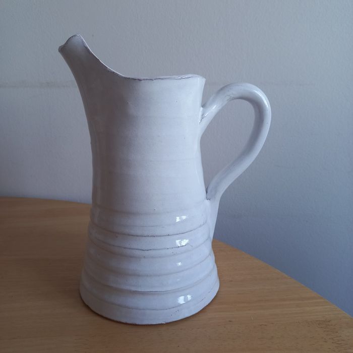 Jarro de cerâmica 21x13cm branco