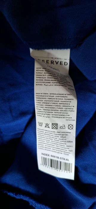 Sukienka kobalowa XL nowa