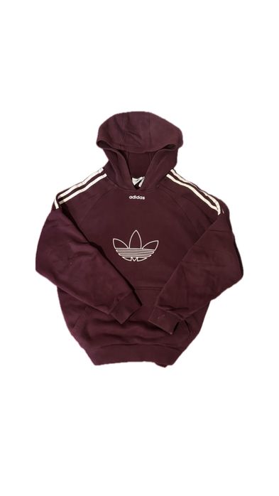 Adidas толстовка бордова