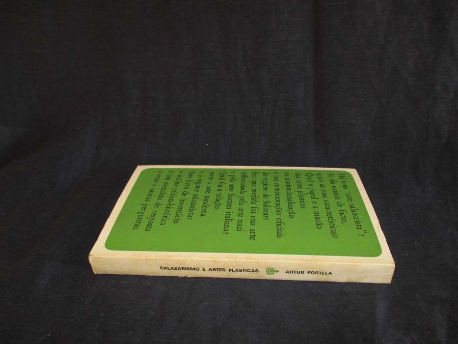 Livro Salazarismo e Artes Plásticas Artur Portela
