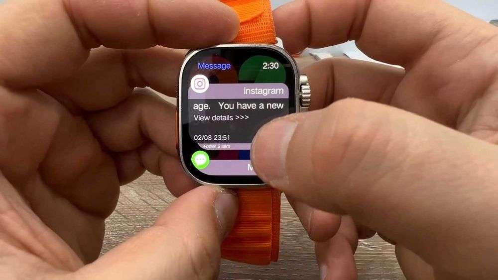 Смарт часы. HK8 PRO MAX. GPS. Compass. 3D-меню. CHAT GPT.