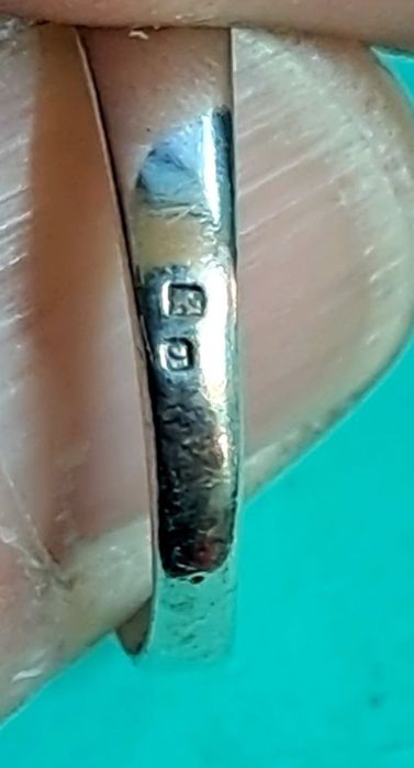 Aneis em prata homem.