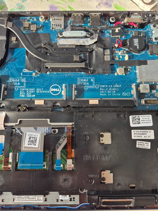 dell 5480 display 14" slim matte de 30 pinos, rest peças sob consulta