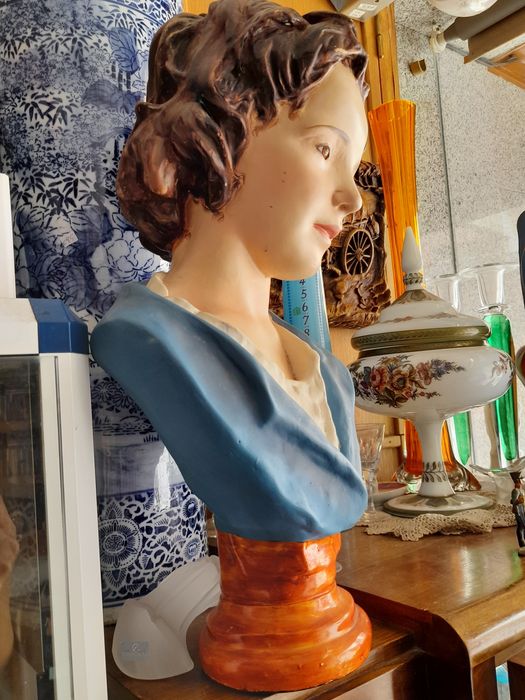 Busto da Carvoeirinha " Flor Agreste" de Soares dos Reis