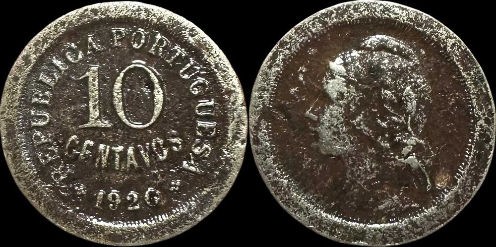 10 Centavos - 1920 - República Portuguesa