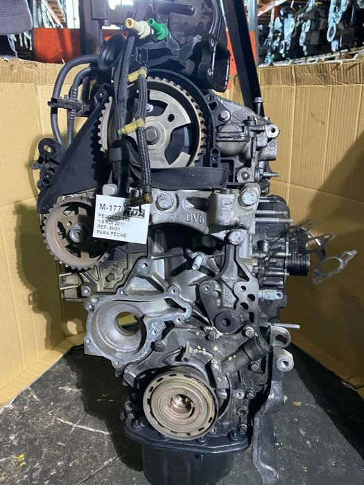 M177 Motor Para Peças Peugeot 308 1.6 Hdi De 2011 Ref- 9H01