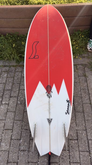 Prancha de Surf | D-2 Twin Fin • Semente Surfboards | 6’0 · 43L