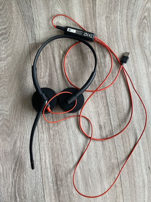 Słuchawki przewodowe plantronics z mikrofonem