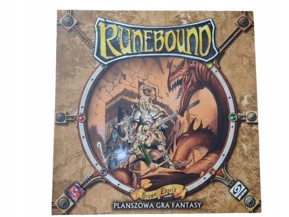 Gra planszowa RUNEBOUND 2 edycja (stan bardzo dobry)