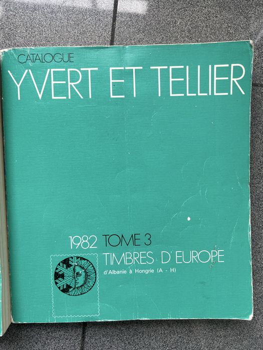 Catálogos Yvert & Tellier - selos - filatelia