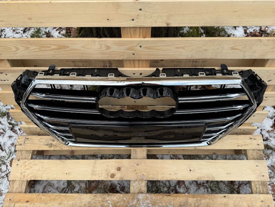 Grill Atrapa Audi A4 B9 15-19 styl S4 CHROME