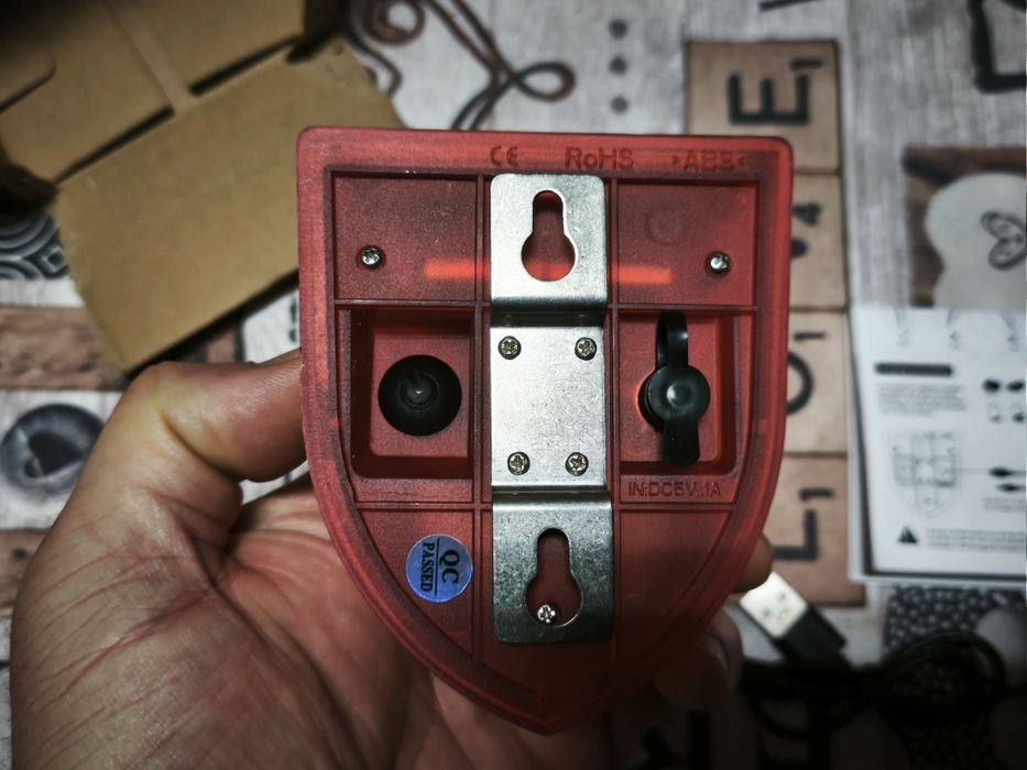 Alarme anti animais com painel solar