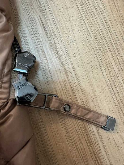 Pinko Down Puffer Coat Jacket with Belt S/M płaszcz puchowy z paskiem