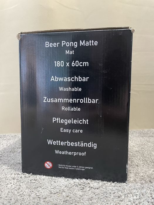 Beer Pong duzy zestaw kubeczki, pileczki, mata