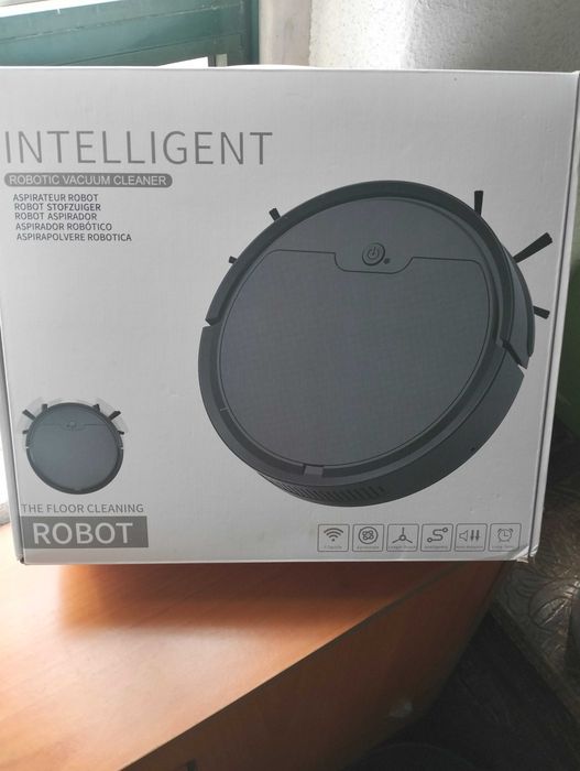 Aspirador robô sem fios.