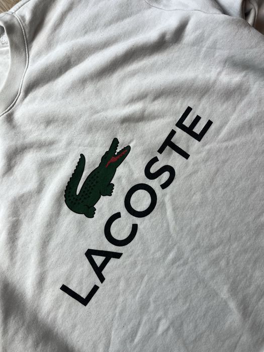 Lacoste Big Logo Bluza Crewneck Old money Streetwear Rap