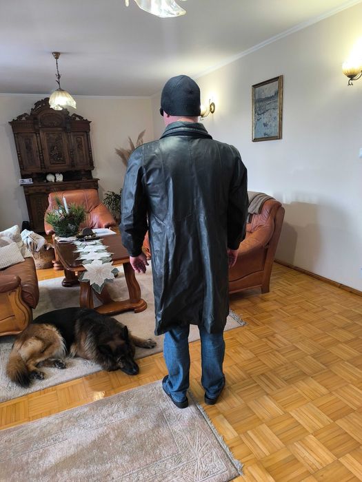 Kurtka Płaszcz męski Skórzany  Skóra Naturalna rozmiar  L