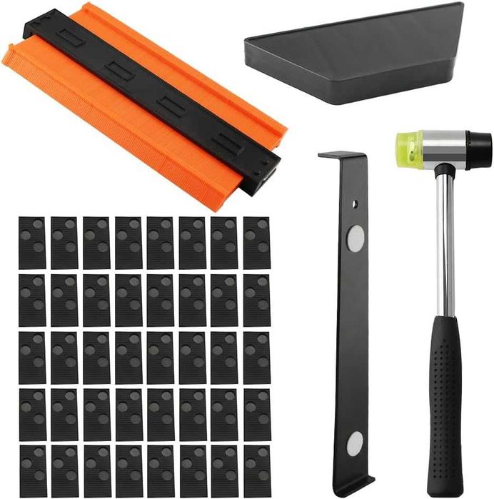 VonLux komplet narzędzi do montażu paneli młotek blok kliny komplet