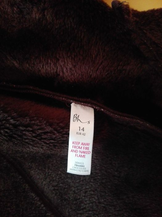 Nowy kożuszek ze skóry ekolog. roz. 42, British Home Stores