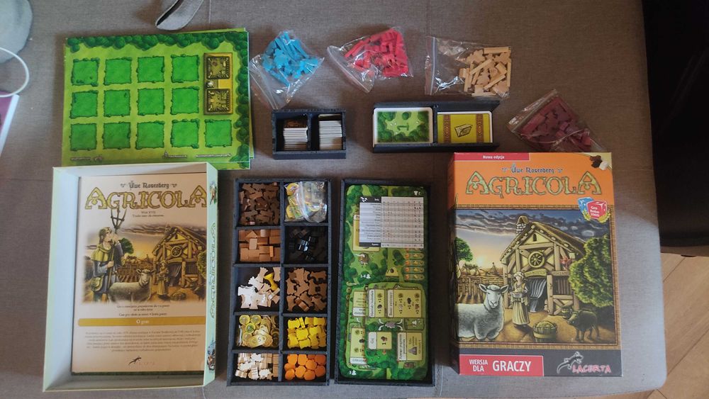Agricola + organizer na elemety