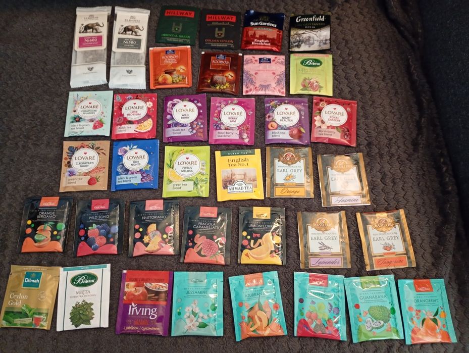 Saszetki z herbatą. Herbata 37 szt