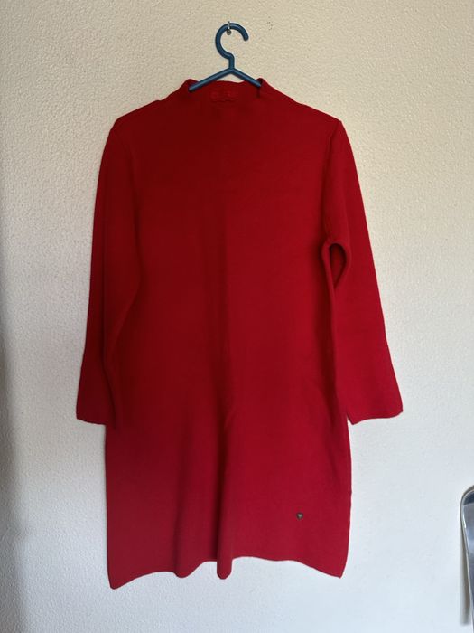 Vestido malha vermelho
