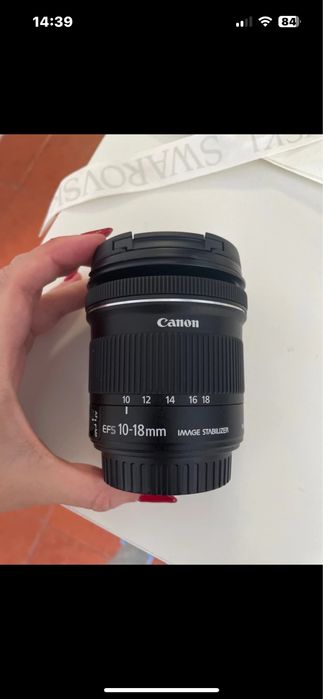Objetiva Canon 10-18mm