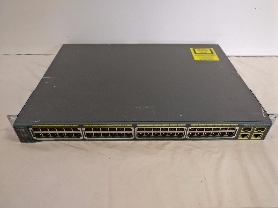 Przełącznik zarządzalny Cisco WS-C2960-48PST-L PoE