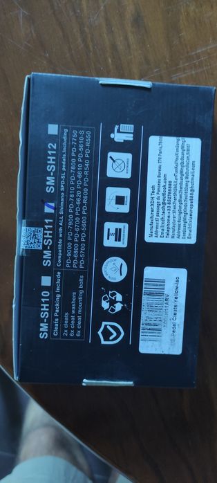Pedal clips cnc shimano bicicleta