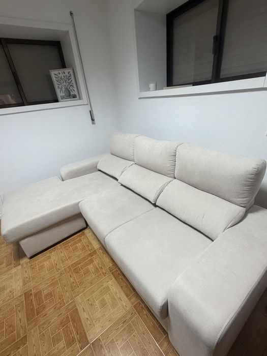 Sofá Chaise Longue como novo