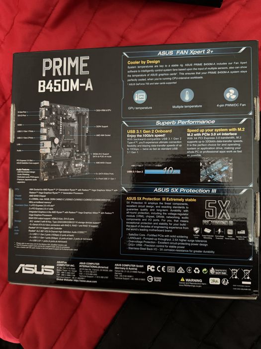 Motherboard Asus Prime B450M