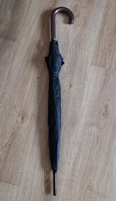 Nowy parasol czarny, długi, automatycznym