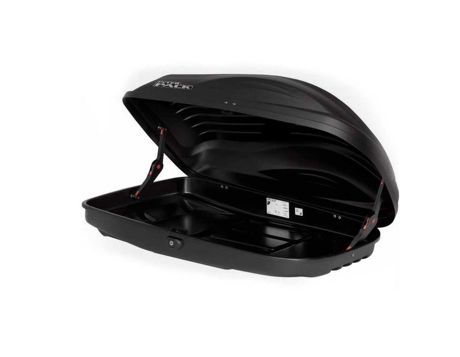 Bagażnik Box dachowy Kufer Boks bagażowy Inter Pack Stella 370 czarny