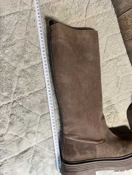 Skórzane botki kozaki Inuovo Brown Eagle 39